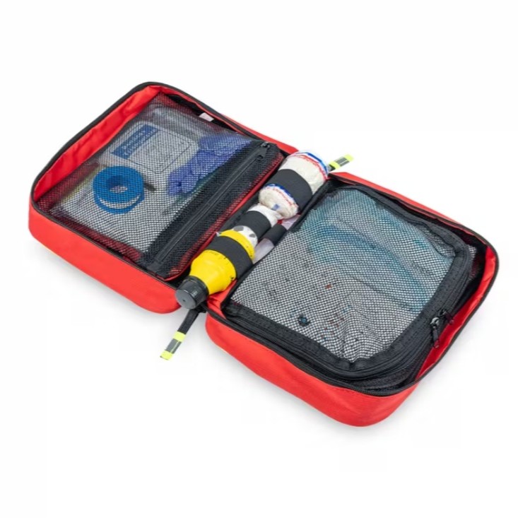 CURE XL. Botiquín extensible grande. Rojo.