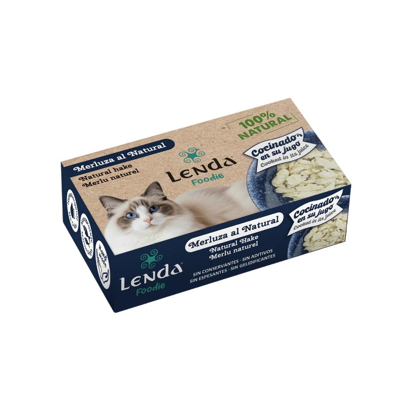 Merluza al Natural para gatos 120 gr.