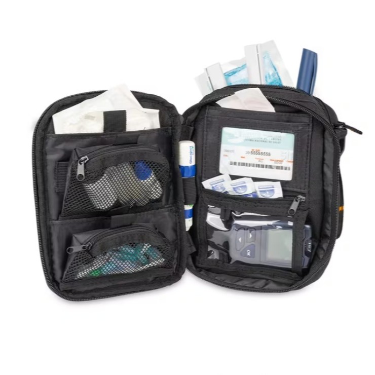 FIT, bandolera isotérmica para el kit del diabético. Negro.