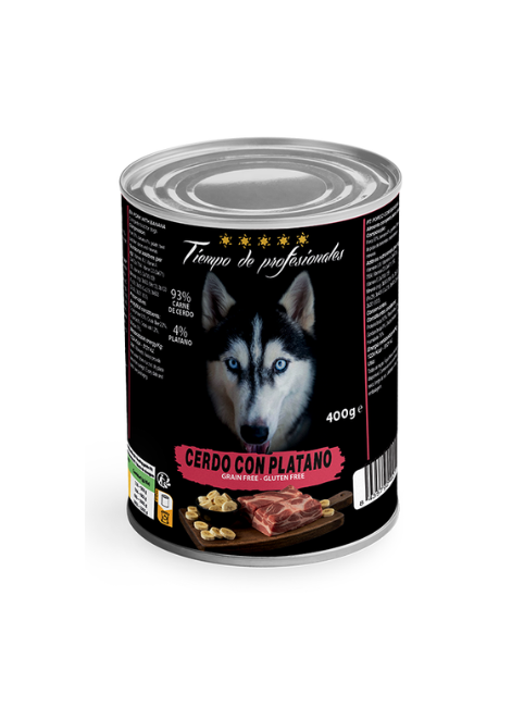 Cerdo con plátano 400gr.