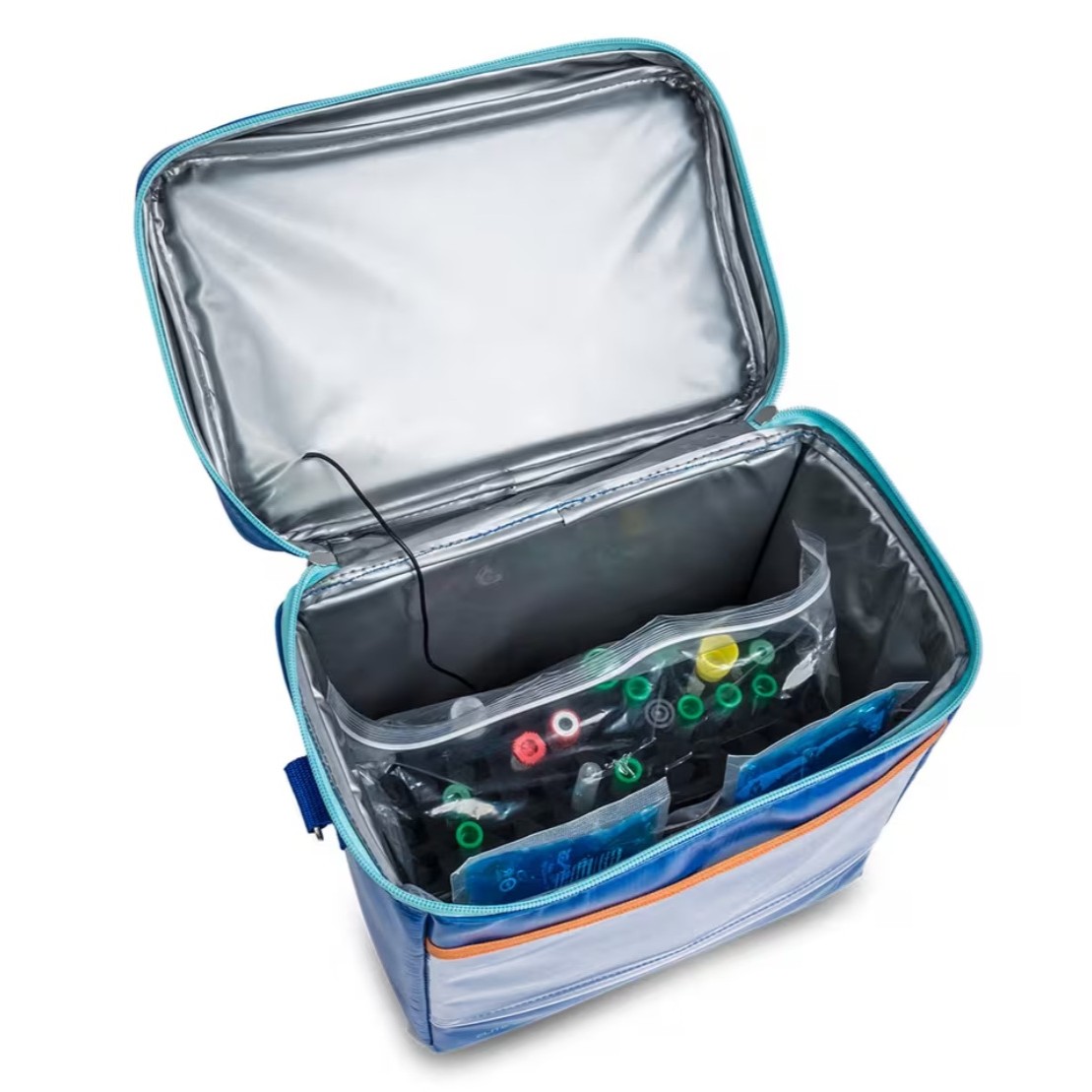 ROW XL. Bandolera isotérmica para tubos, tarpaulin. Azul.