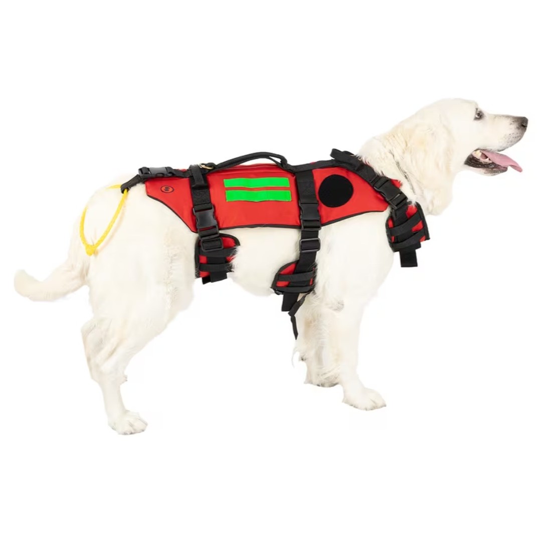 RESCUE’S DOG.Arnés de rescate para perros Talla M (Ajustable de 20Kg a 40 Kg)
