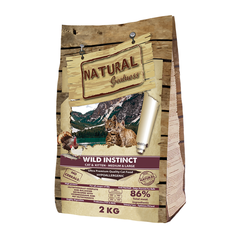 RECETA WILD INSTINCT MEDIUM &  LARGE BREED 2kg.