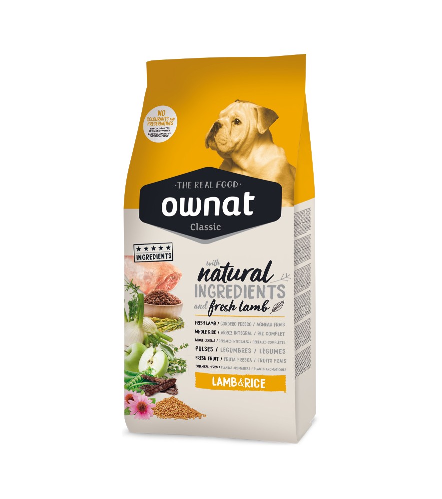 OWNAT CLASSIC LAMB&RICE 12kg.