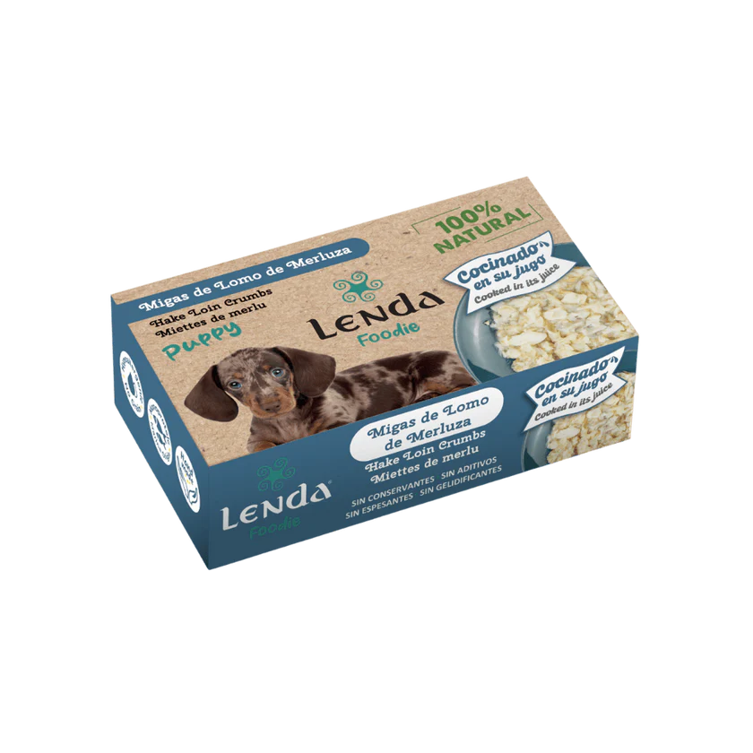 Migas de Lomo de Merluza para cachorros 120 gr.