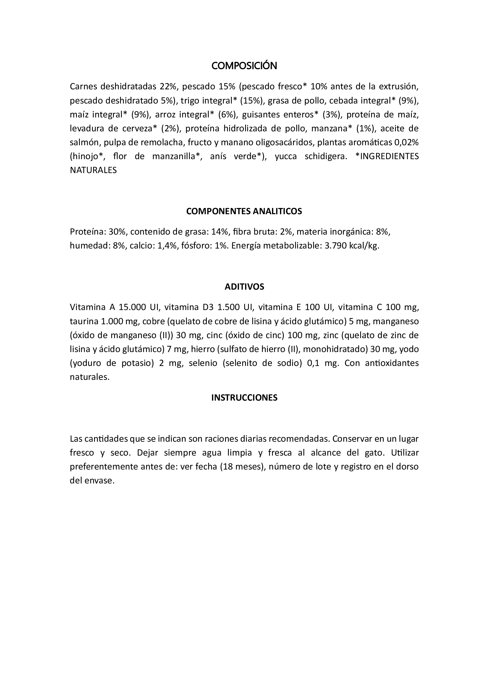 OWNAT CLASSIC FISH 4kg.