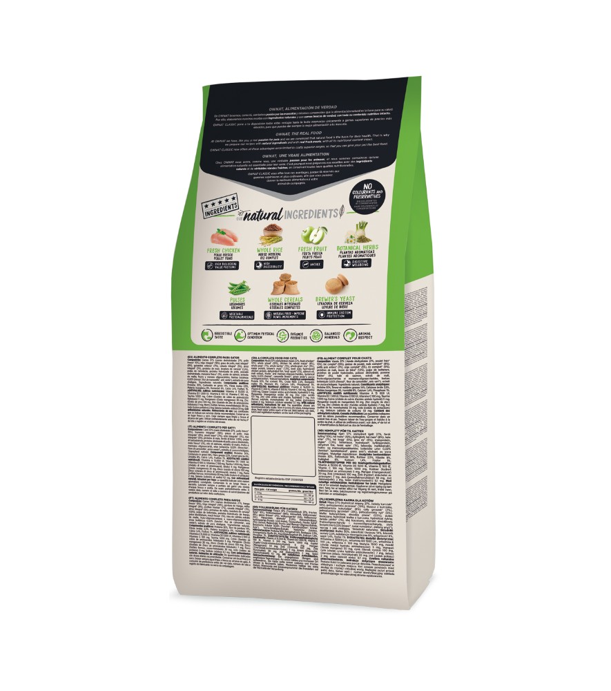 OWNAT CLASSIC HAIRBALL 4kg.