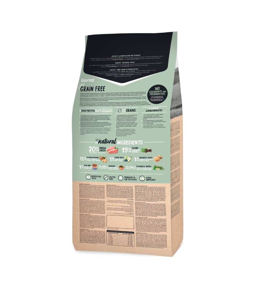 OWNAT GF JUST ADULT CHICKEN 14kg.