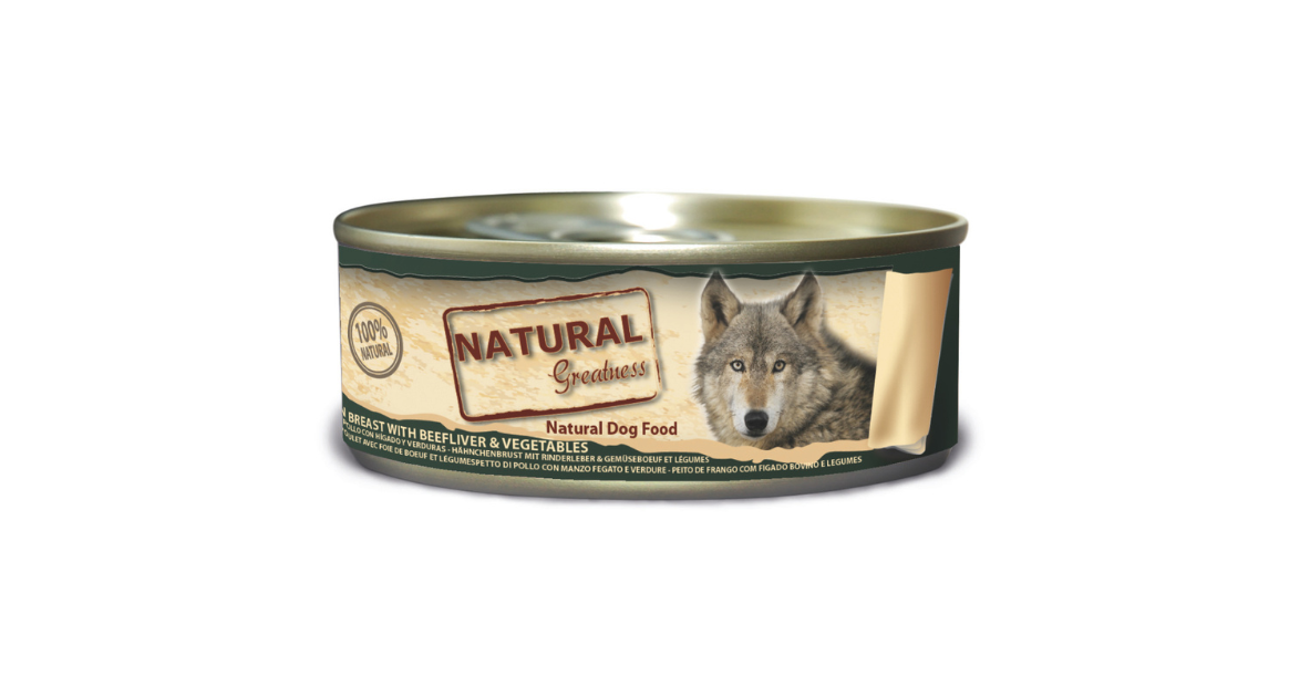 PECHUGA DE POLLO CON HÍGADO Y VERDURAS 156gr.