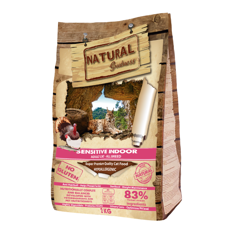 RECETA SENSITIVE INDOOR 2kg.