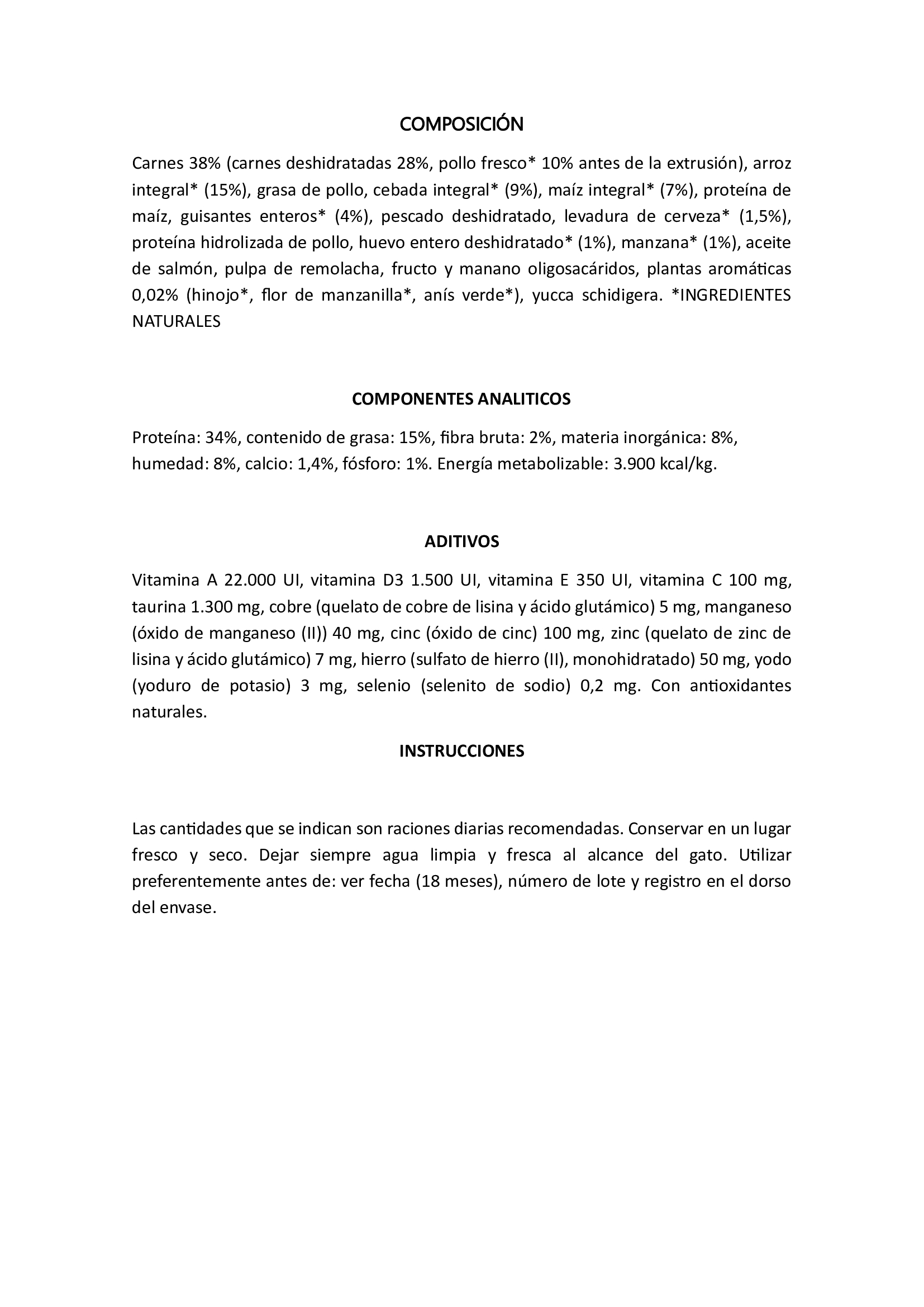 OWNAT CLASSIC KITTEN 1.5kg.