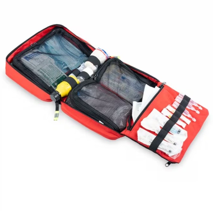 CURE XL. Botiquín extensible grande. Rojo.