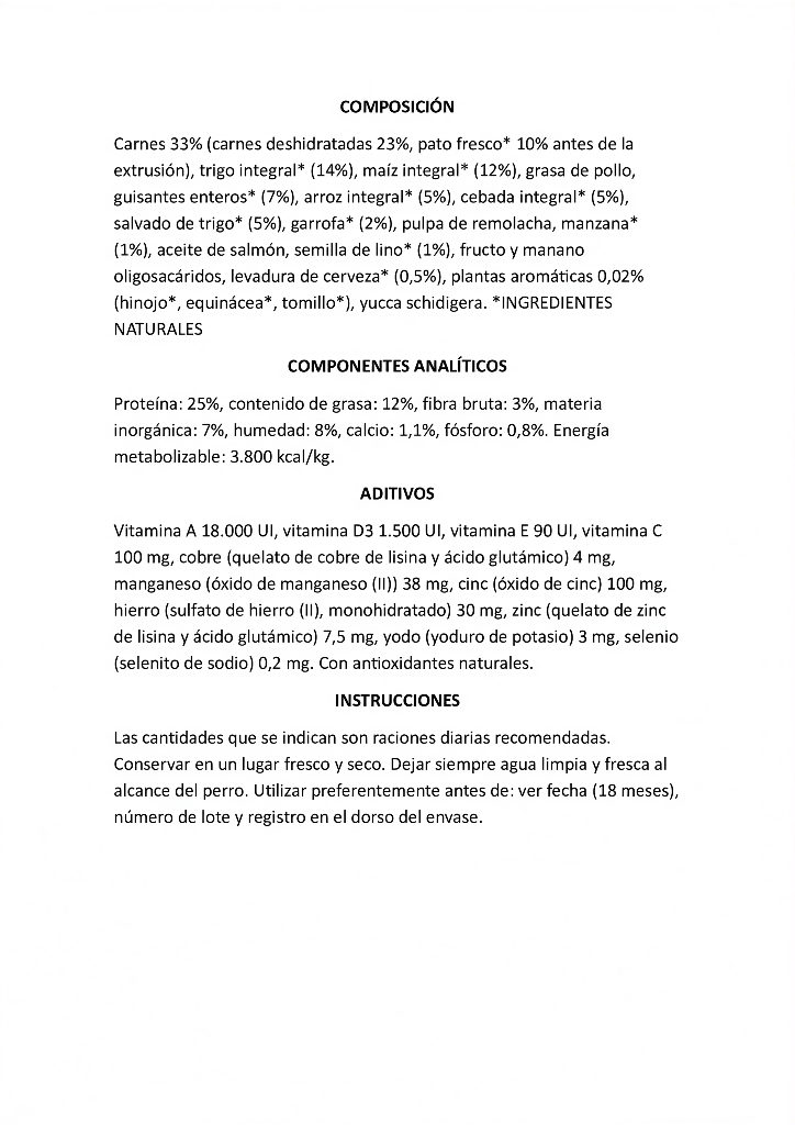 OWNAT CLASSIC DUCK 4kg.