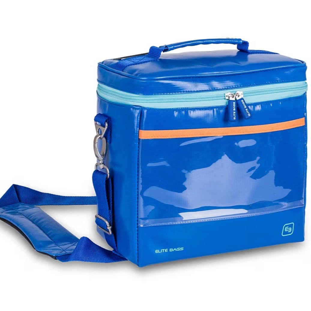 ROW XL. Bandolera isotérmica para tubos, tarpaulin. Azul.