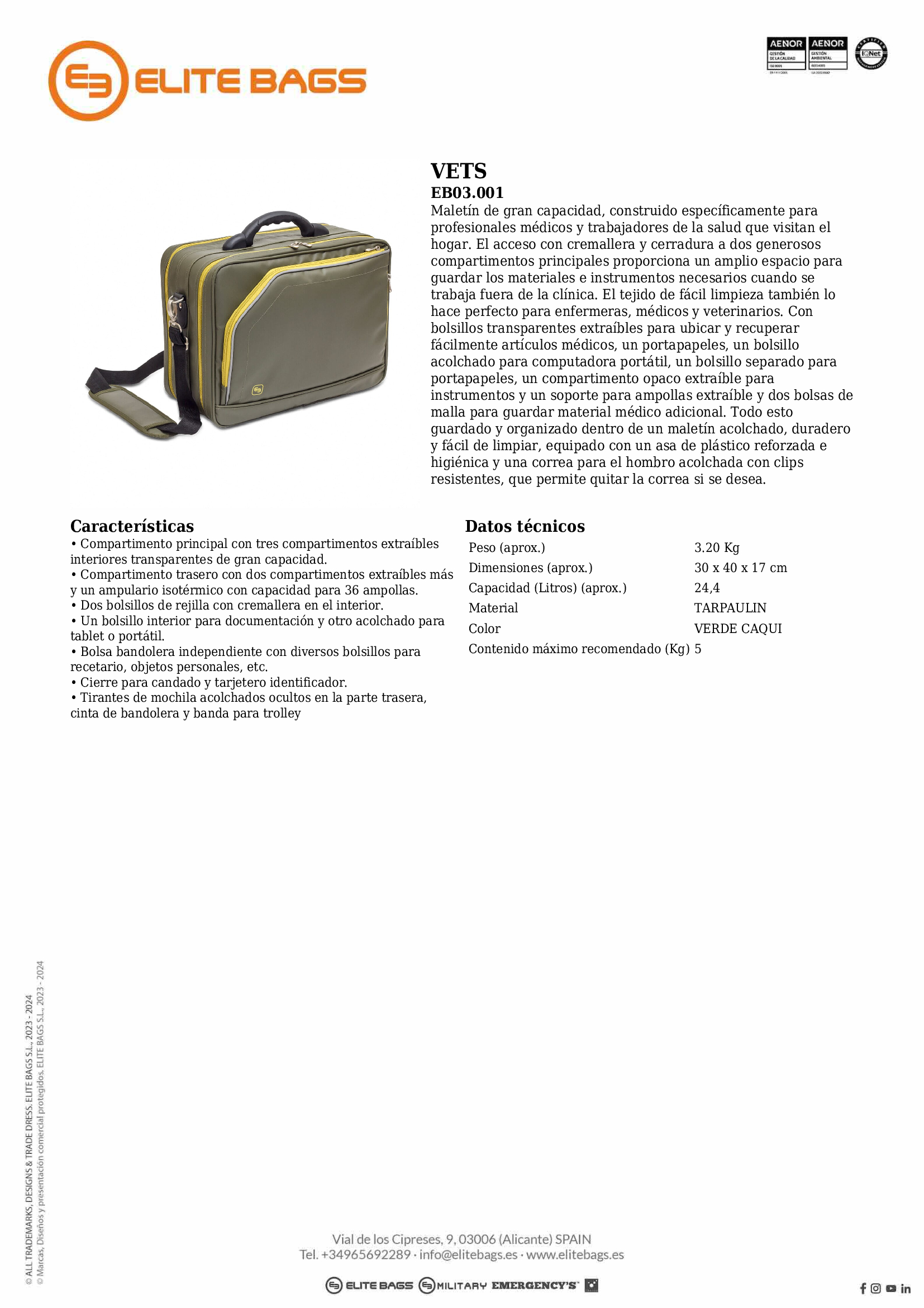 VETS ( Maletín Veterinario de Gran Capacidad )