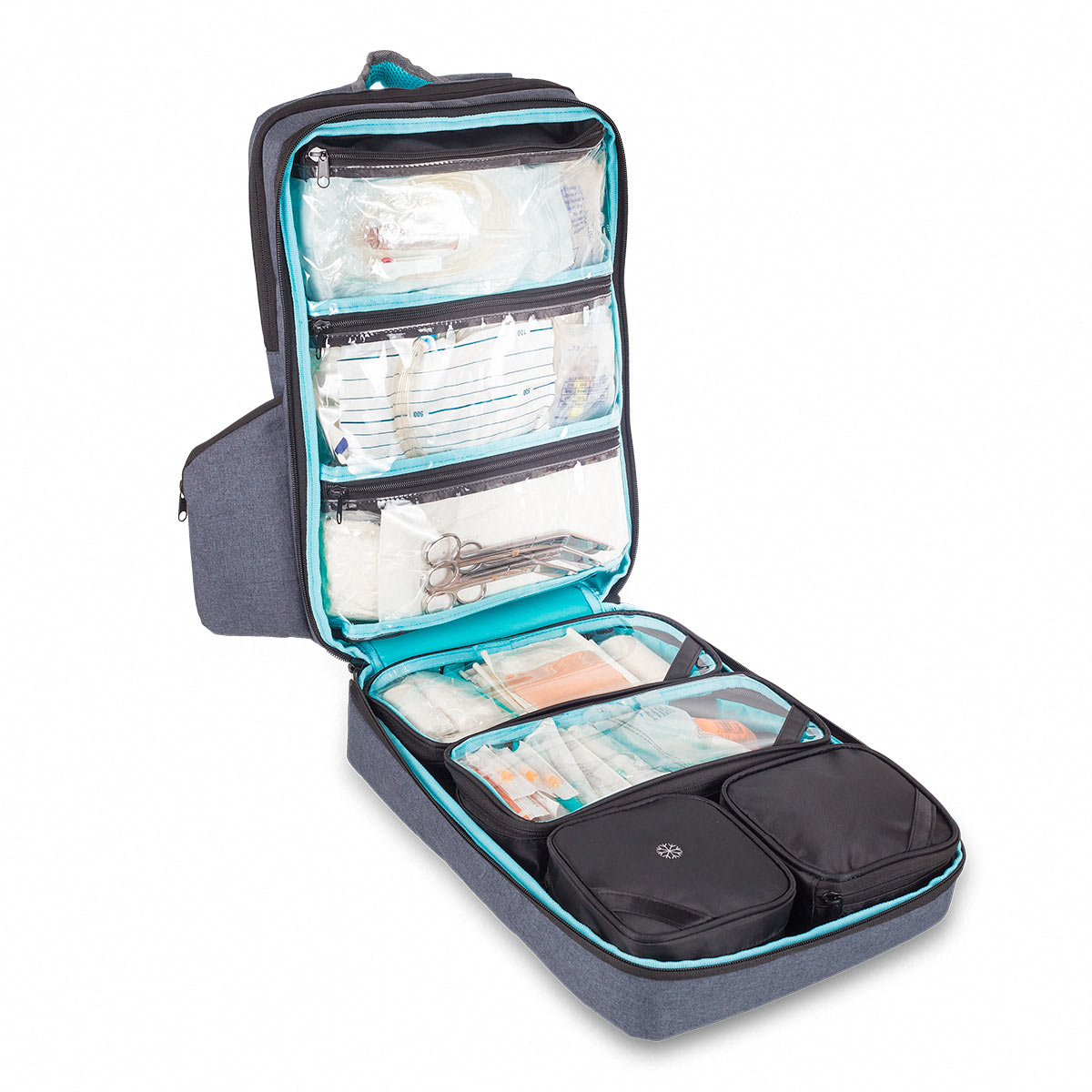 CITYS Mochila urbanita de asistencia domiciliaria bitono gris