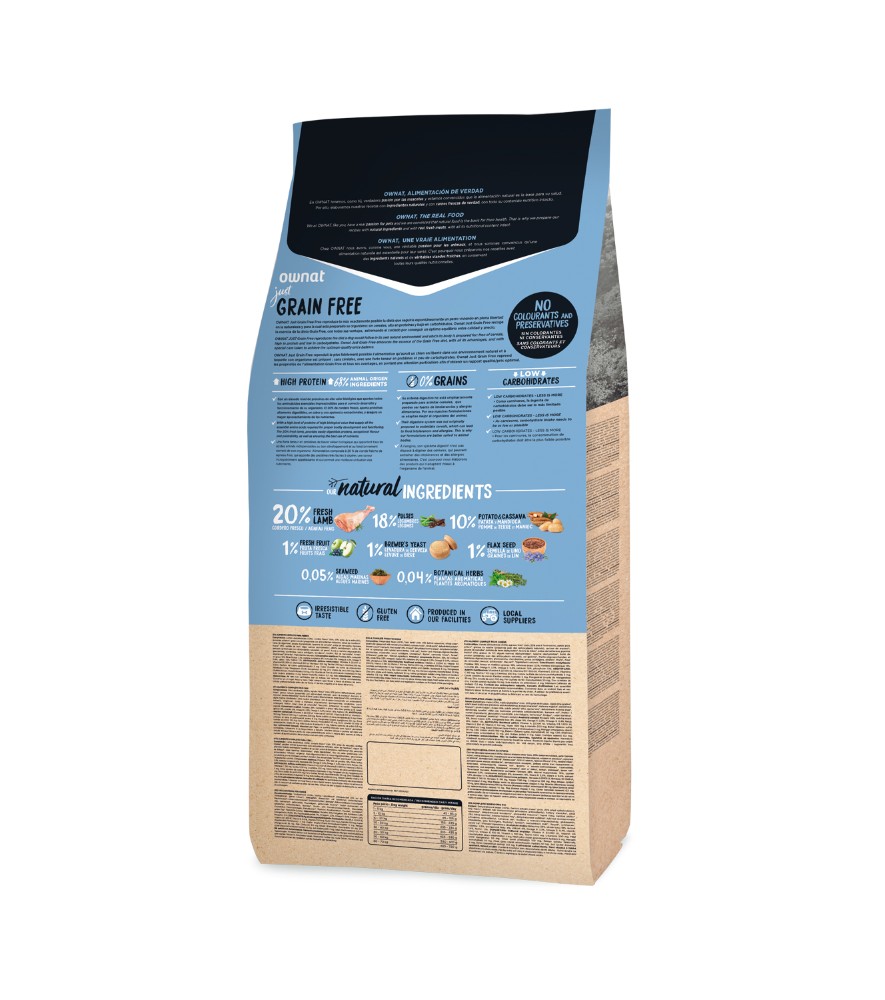 OWNAT GF JUST ADULT LAMB 14kg.