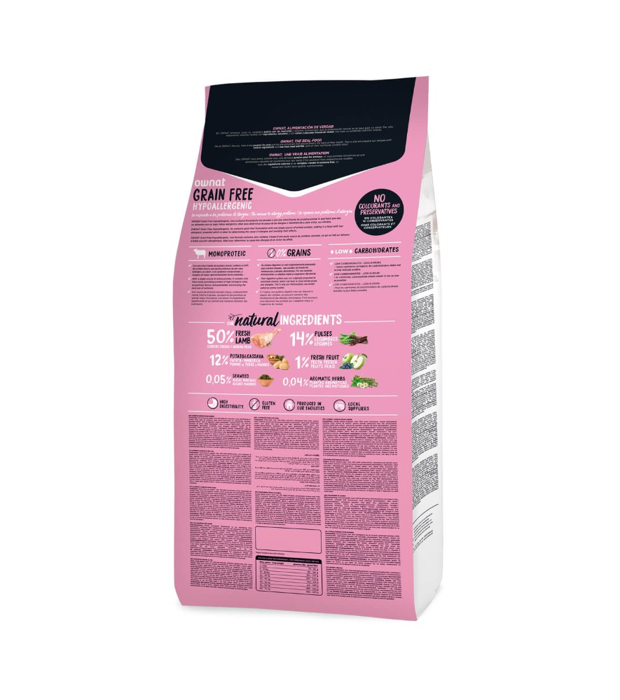 OWNAT GF HYPO MINI LAMB (DOG) 3kg.