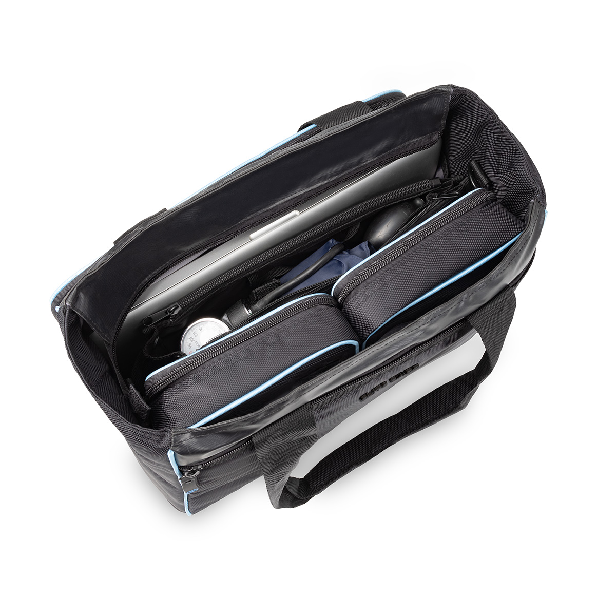 TECBAG, Bolso tote médico con organizador interno, negro