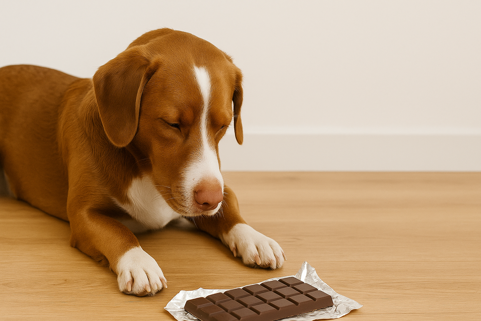 ¿Qué pasa si un perro come chocolate?