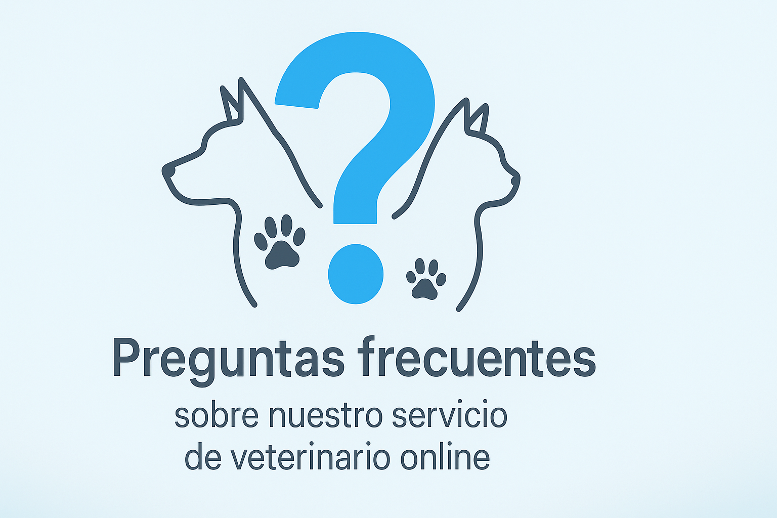 Preguntas frecuentes sobre nuestro servicio de veterinario online.