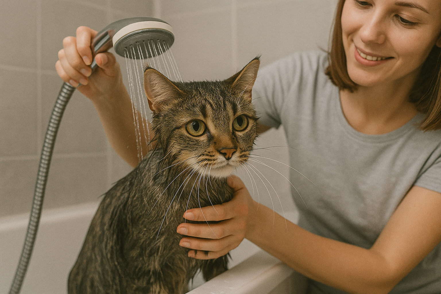 ¿Cada cuánto se debe bañar un gato?